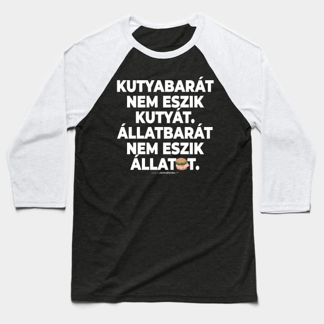 Vegán Aktivista Grafika #takingblindfoldsoff 23 magyar Baseball T-Shirt by takingblindfoldsoff